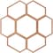 Ekena Millwork Florin Wood Fretwork Pierced Ceiling Medallion, Cherry, 26"OD x 9 1/8"ID x 3/8"T CMWP26X26X0375FOCH - alternate 2